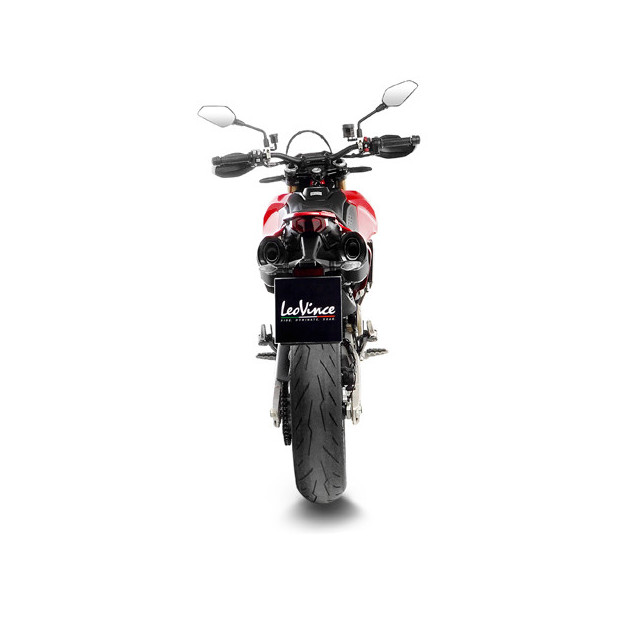 Silencieux LEOVINCE LV PRO Black Edition en inox / carbone - DUCATI 698 HYPERMOTARD MONO / RVE 2024 - 2025