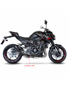 Silencieux LEOVINCE LV-10 inox noir - KAWASAKI Z 900 Full 2020 - 2023