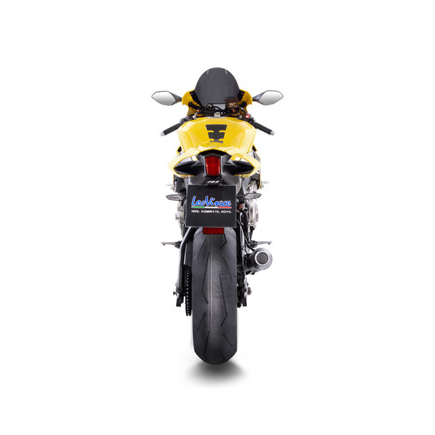 Silencieux LEOVINCE LV-10 Black Edition en inox - YAMAHA 1000 YZF-R1 / M 2015 - 2024