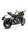 Silencieux LEOVINCE LV-10 BLACK en inox - TRIUMPH 1200 SPEED TRIPLE RR / RS / RX 2021 - 2025