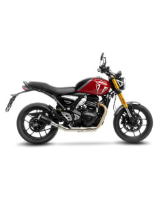Silencieux LEOVINCE LV-10 BLACK en inox - TRIUMPH 400 SPEED 2024 - 2025 / 400 SCRAMBLER X 2024 - 2025