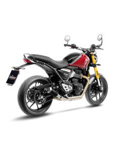 Silencieux LEOVINCE LV-10 BLACK en inox - TRIUMPH 400 SPEED 2024 - 2025 / 400 SCRAMBLER X 2024 - 2025 2