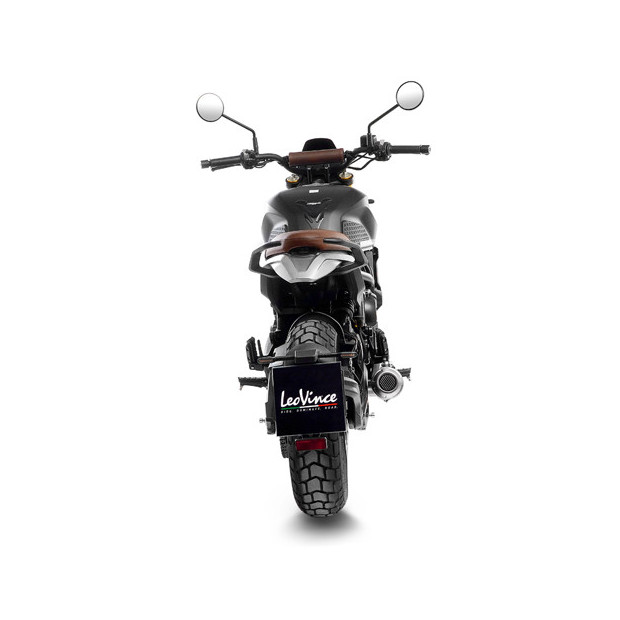 Silencieux LEOVINCE LV-10 BLACK inox - MOTO MORINI 650 SEIEMMEZZO SCR / STR 2023 - 2024