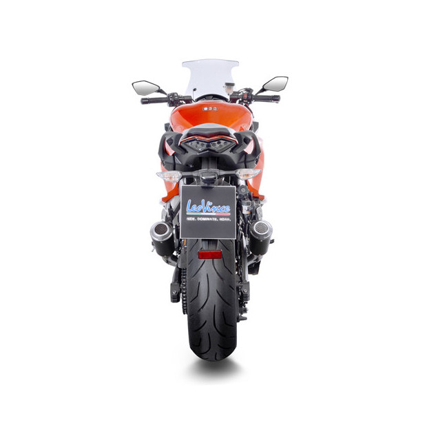 Silencieux LEOVINCE LV-10 Edition noir inox - KAWASAKI 1000 Z 2010 - 2016 / 1000 Z 2017 - 2020 / 1000 Z SX 2010 - 2016