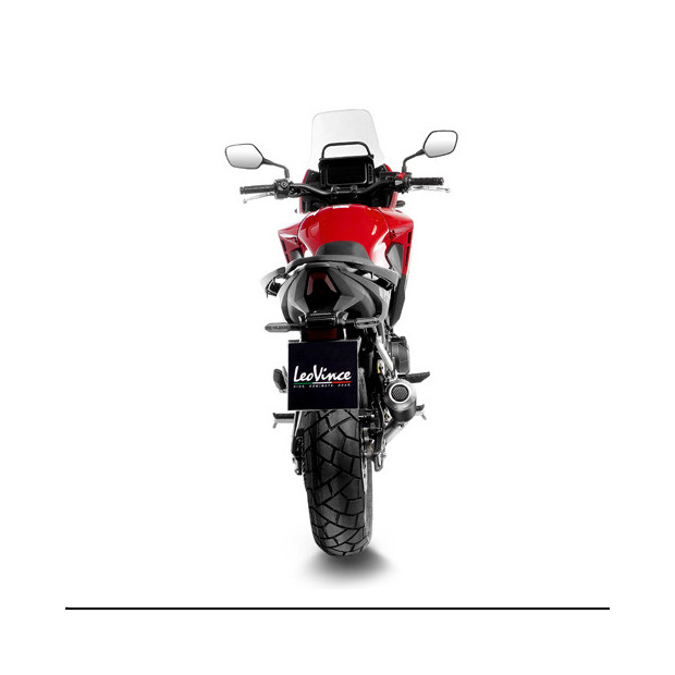 Silencieux LEOVINCE LV-10 BLACK EDITION en inox - HONDA 500 CB HORNET / 500 NX 2024 - 2025 / 500 CB F / CB X / CB R 2019 - 2023