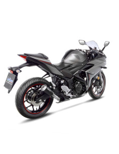 Silencieux LEOVINCE LV-10 BLACK EDITION inox -YAMAHA 250 YZF-R25 2014 - 2018 / 300 MT-03 2016 - 2020 / 300 YZF-R3 2015 - 2020 2