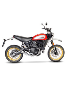 Silencieux LEOVINCE LV-10 en inox - DUCATI 800 SCRAMBLER DESERT SLED 2017 - 2020