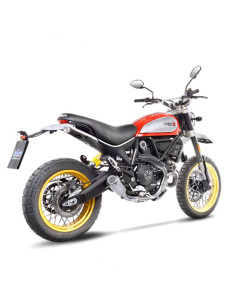 Silencieux LEOVINCE LV-10 en inox - DUCATI 800 SCRAMBLER DESERT SLED 2017 - 2020 2