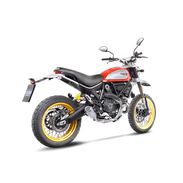 Silencieux LEOVINCE LV-10 en inox - DUCATI 800 SCRAMBLER DESERT SLED 2017 - 2020