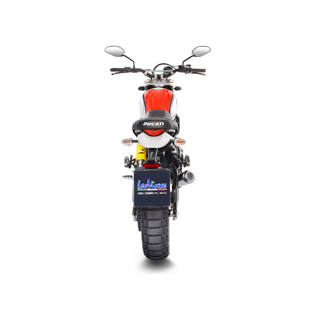 Silencieux LEOVINCE LV-10 en inox - DUCATI 800 SCRAMBLER DESERT SLED 2017 - 2020