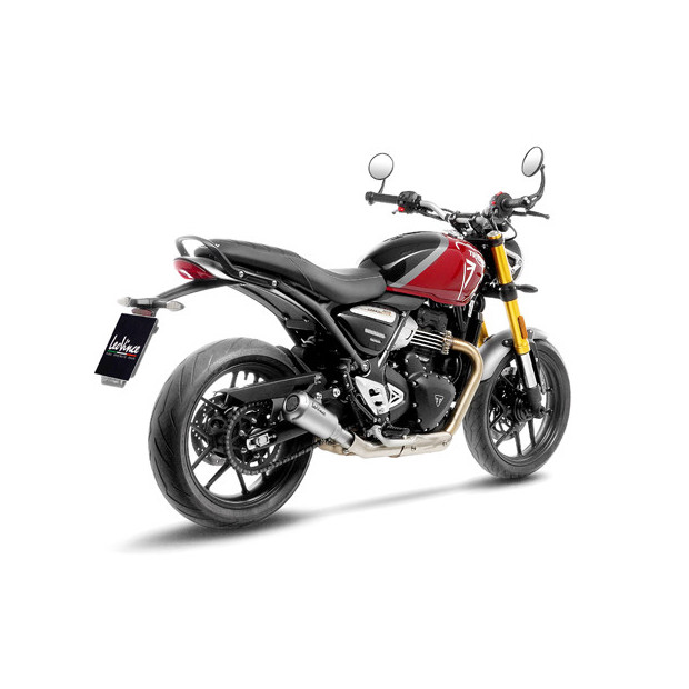 Silencieux LEOVINCE LV-10 en inox - TRIUMPH 400 SPEED 2024 - 2025 / 400 SCRAMBLER X 2024 - 2025