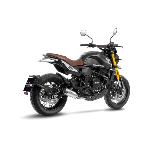 Silencieux LEOVINCE LV-10 en inox - MOTO MORINI 650 SEIEMMEZZO SCR / STR / A2 2023 - 2024