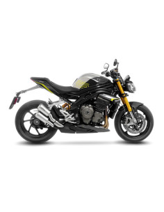 Silencieux LEOVINCE LV-10 en inox - TRIUMPH 1200 SPEED TRIPLE RR / RS / RX 2021-2025