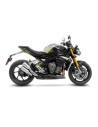 Silencieux LEOVINCE LV-10 en inox - TRIUMPH 1200 SPEED TRIPLE RR / RS / RX 2021-2025