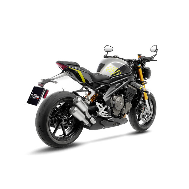 Silencieux LEOVINCE LV-10 en inox - TRIUMPH 1200 SPEED TRIPLE RR / RS / RX 2021-2025