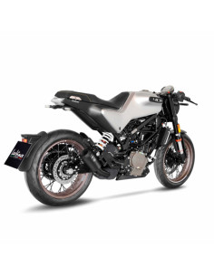 Silencieux LEOVINCE LV-10 Full Black en inox - HUSQVARNA 125 SVARTPILEN - VITPILEN 2021-23 / 401 SVARTPILEN - VITPILEN 2020-23 2