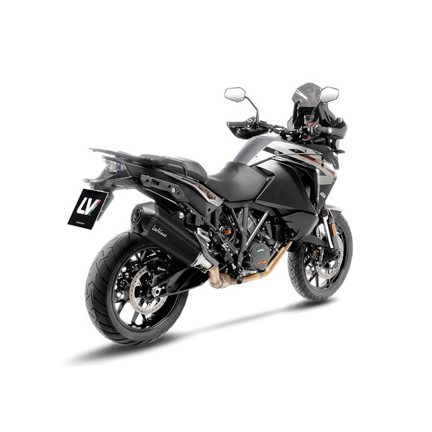 Silencieux LEOVINCE LV-12 R Black inox / carbone - KTM ADVENTURE / SUPER ADVENTURE