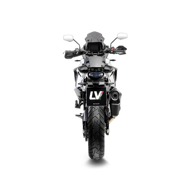 Silencieux LEOVINCE LV-12 R Black inox / carbone - KTM ADVENTURE / SUPER ADVENTURE