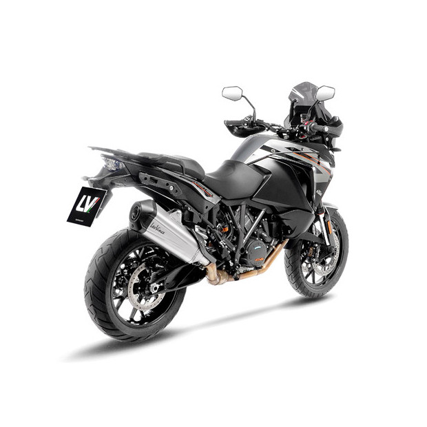 Silencieux LEOVINCE LV-12 R en inox / carbone - KTM ADVENTURE / SUPER ADVENTURE