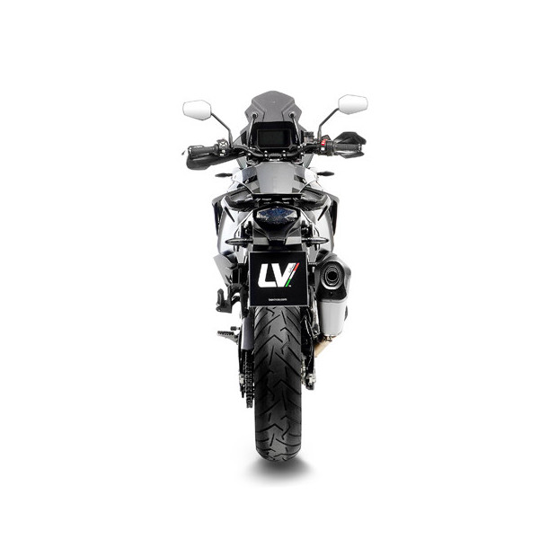 Silencieux LEOVINCE LV-12 R en inox / carbone - KTM ADVENTURE / SUPER ADVENTURE