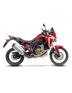 Silencieux LEOVINCE LV-12 R en inox / carbone - HONDA 1100 CRF L AFRICA TWIN / ADVENTURE SPORT / DCT 2020 - 2023