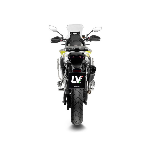 Silencieux LEOVINCE LV-14 BLACK EDITION en inox / carbone - VOGE 900 VALICO DSX 2024 - 2025