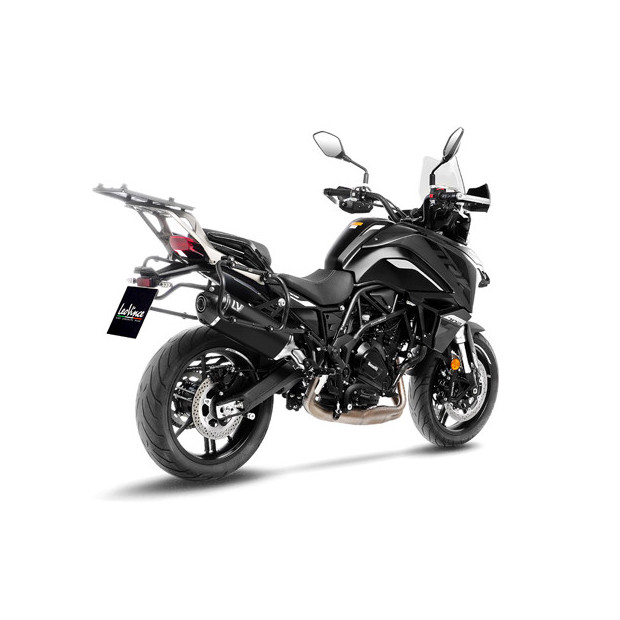 Silencieux LEOVINCE LV-14 BLACK EDITION inox / carbone - BENELLI 700 TRK 702 / 702X 2023 - 2024