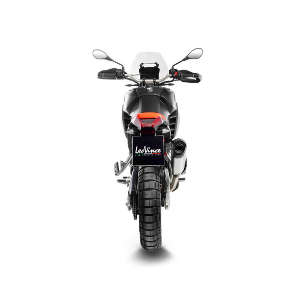 Silencieux LEOVINCE LV-14 BLACK EDITION titane - carbone - APRILIA 660 TUAREG 2022 - 2025