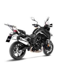 Silencieux LEOVINCE LV-14 BLACK EDITION titane - carbone - BENELLI 700 TRK 702 / 702X 2023 - 2024 2