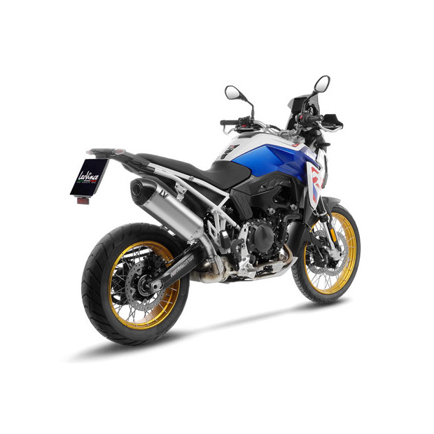 Silencieux LEOVINCE LV-14 en inox / carbone - BMW F 750 GS / F 850 GS 2018-2024 / F 800 GS / F 900 GS 2024-2025
