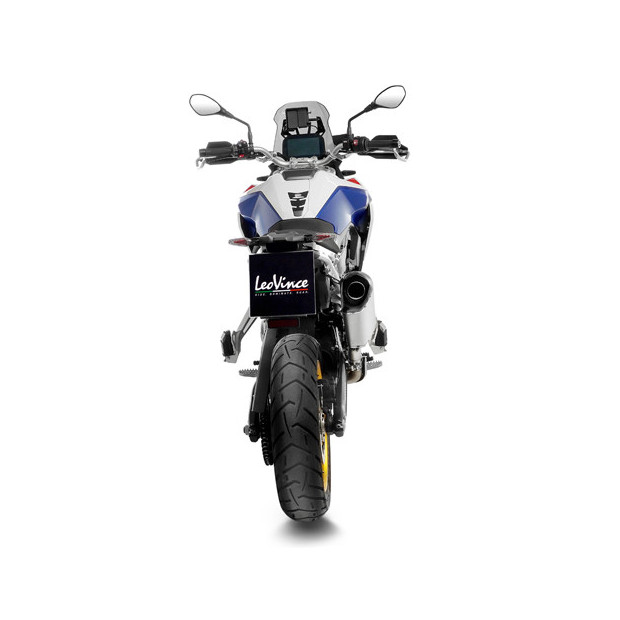 Silencieux LEOVINCE LV-14 en inox / carbone - BMW F 750 GS / F 850 GS 2018-2024 / F 800 GS / F 900 GS 2024-2025