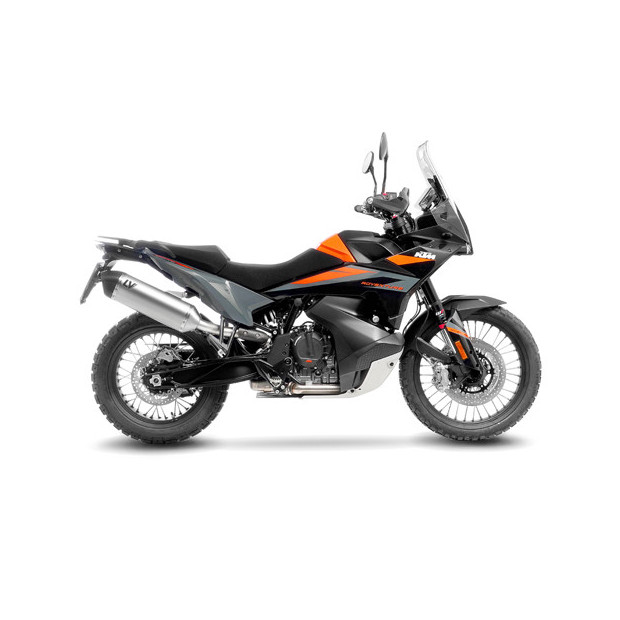 Silencieux LEOVINCE LV-14 en inox / carbone - CF MOTO / HUSQVARNA / KTM