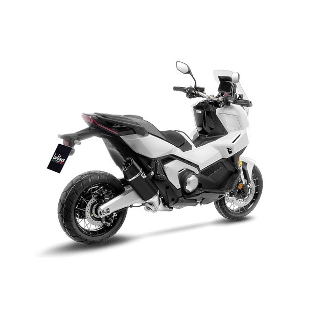 Silencieux LEOVINCE LV-14 R BLACK EDITION inox / carbone - HONDA 750 X-ADV 2017 - 2025 - 750 FORZA 2021 - 2025