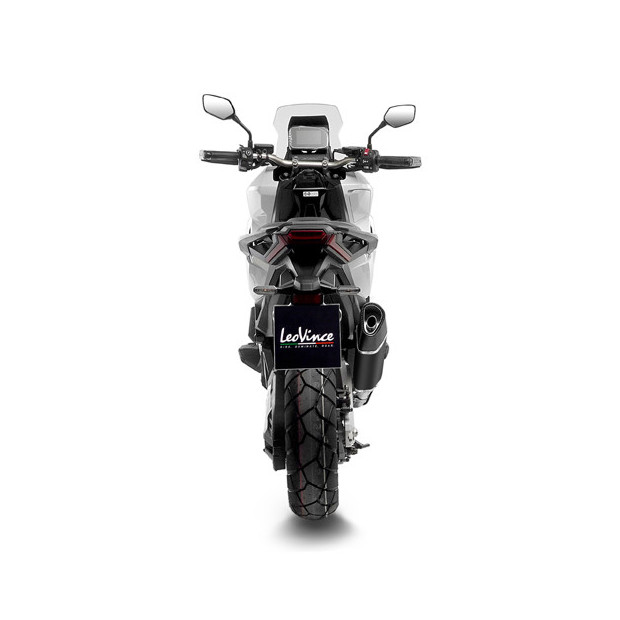 Silencieux LEOVINCE LV-14 R BLACK EDITION inox / carbone - HONDA 750 X-ADV 2017 - 2025 - 750 FORZA 2021 - 2025