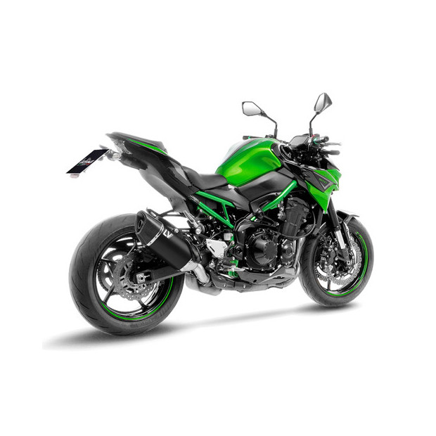 Silencieux LEOVINCE LV-14R BLACK EDITION en inox / carbone - KAWASAKI Z 900 2017 - 2025