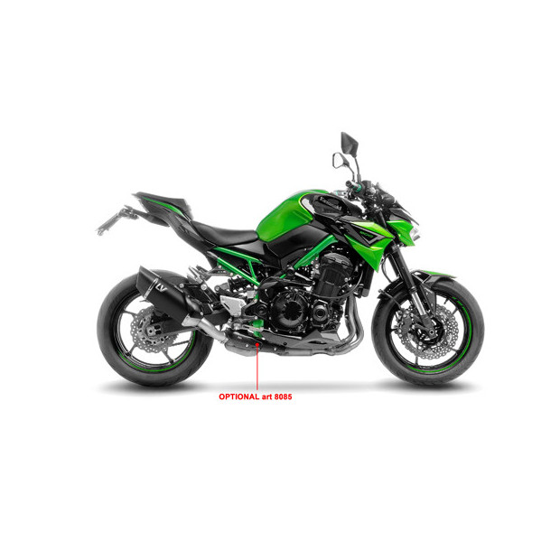 Silencieux LEOVINCE LV-14R BLACK EDITION en inox / carbone - KAWASAKI Z 900 2017 - 2025