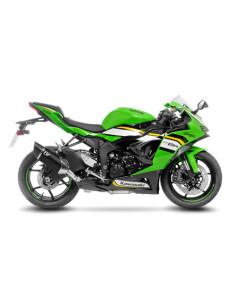 Silencieux LEOVINCE LV-14R BLACK EDITION inox / carbone - KAWASAKI 636 ZX-6R NINJA 2019-2020 - 636 ZX-6R NINJA 2024-2025