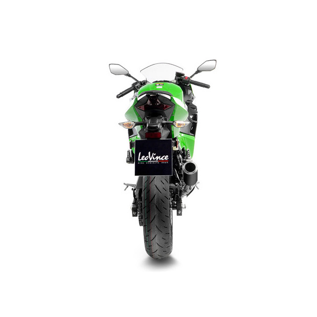 Silencieux LEOVINCE LV-CORSA BLACK inox - KAWASAKI 400 NINJA - 400 Z 2018-2023 / 500 NINJA - 500 Z / SE 2024-2025