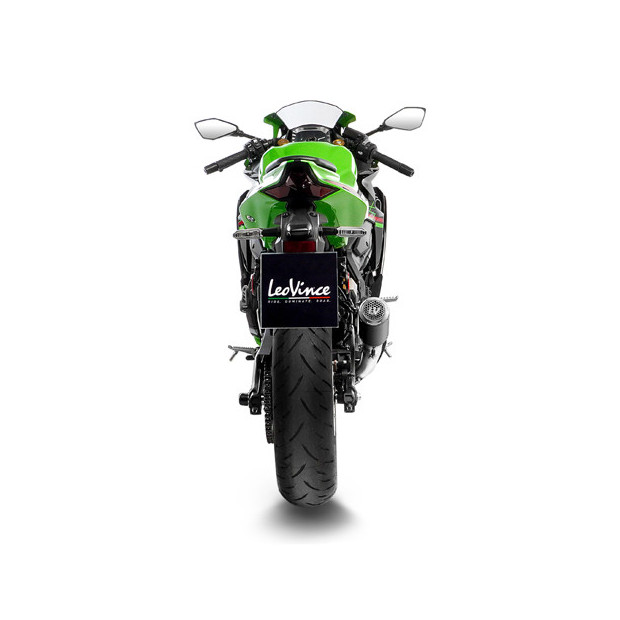 Silencieux LEOVINCE LV-CORSA S Black inox - KAWASAKI 400 ZX-4R / RR 2024 - 2025