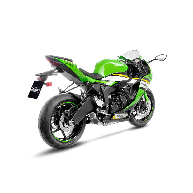 Silencieux LEOVINCE LV-CORSA S Black inox - KAWASAKI ZX-6R NINJA 2013 - 2016 + 2019 - 2020 + 2024 - 2025