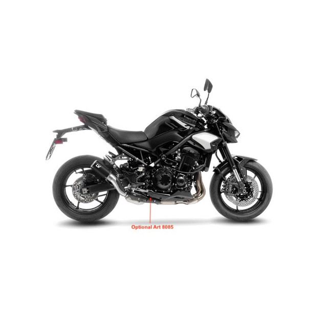 Silencieux LEOVINCE LV-CORSA S Edition noir inox - KAWASAKI Z 900 2017 - 2025