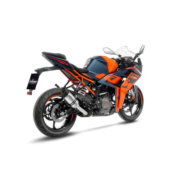 Silencieux LEOVINCE SBK LV PRO en inox / carbone - KTM 125 RC 2022-2023 / 390 RC 2022-2023