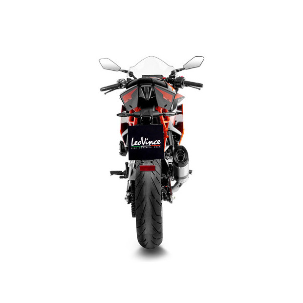 Silencieux LEOVINCE SBK LV PRO en inox / carbone - KTM 125 RC 2022-2023 / 390 RC 2022-2023