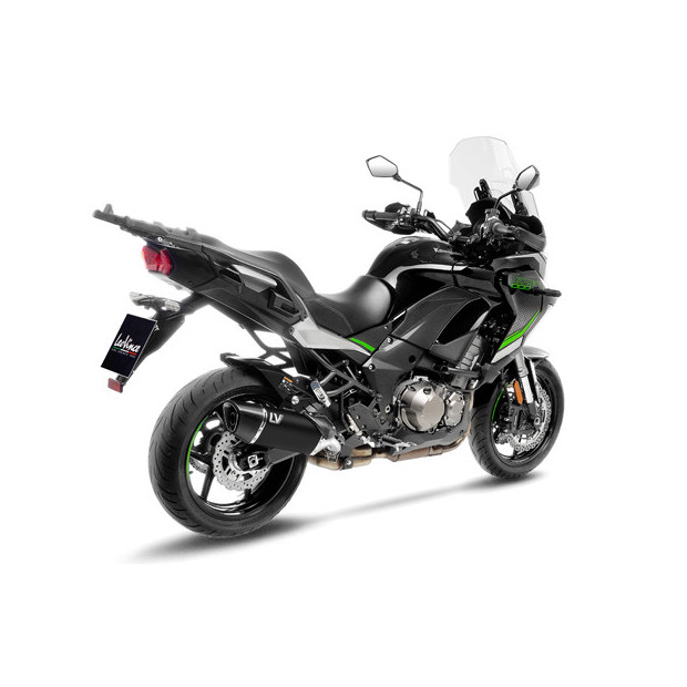 Silencieux LEOVINCE SBK LV-14R BLACK EDITION en inox / carbone - KAWASAKI 1000 VERSYS 2019 - 2024