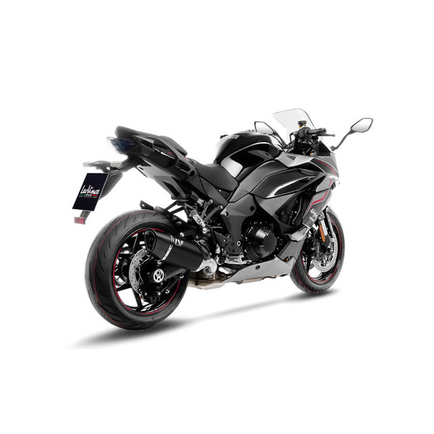 Silencieux LEOVINCE SBK LV-14R BLACK EDITION inox / carbone - KAWASAKI 1000 NINJA 2020 - 2024 / 1100 NINJA 2025