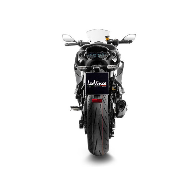 Silencieux LEOVINCE SBK LV-14R BLACK EDITION inox / carbone - KAWASAKI 1000 NINJA 2020 - 2024 / 1100 NINJA 2025