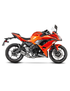 Système d'échappement LEOVINCE LV ONE inox - KAWASAKI Z 650 / NINJA 650 2017 - 2020