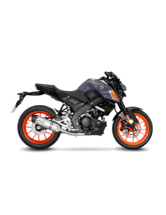 Système d'échappement LEOVINCE LV ONE ECE inox - YAMAHA MT-125 - XSR - YZF-R 2021 - 2023