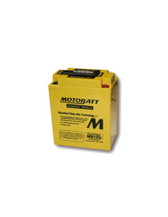 Batterie MOTOBATT MB12U AGM QuadFlex 12V 15Ah - 4 bornes polyvalentes