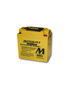 Batterie MOTOBATT MB9U AGM QuadFlex 12V 11Ah - 4 bornes polyvalentes